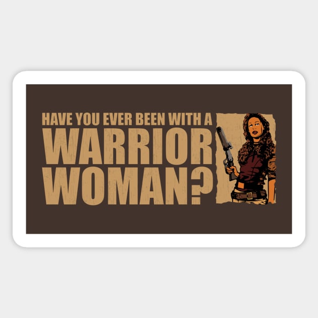 Warrior Woman Sticker by bigdamnbrowncoats